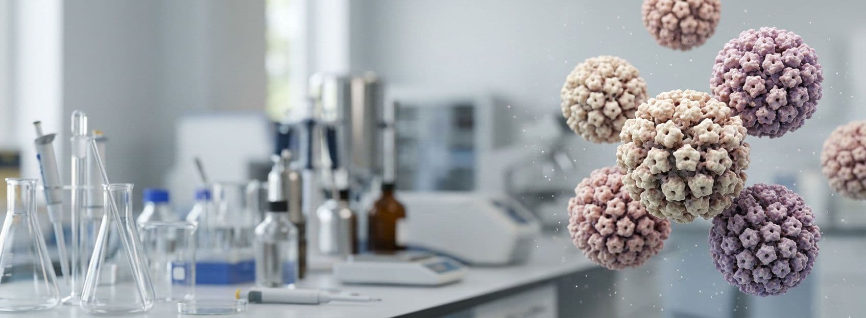 HPV virüsünün bilimsel üç boyutlu görselleştirmesi ve makat siğili oluşumuyla ilişkisi.